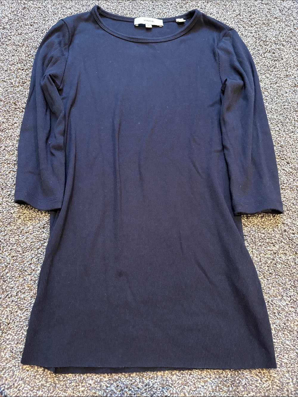 Vince Dark Navy ribbed top
